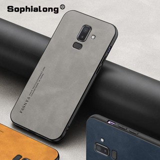 Capa Dura De Couro De Luxo Para Samsung Galaxy J8 J4 J6 Plus 2018 J2 J5 J7 Prime G532 J700 J810 Proteção Total Telefone