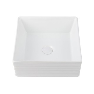 Cuba De Apoio Para Banheiro Quadrada Slim Louça Cerâmica 38 cm Larimar Pingoo - Branco em Oferta na Shopee