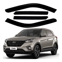 Calha de Chuva Defletor Hyundai Creta 2017 a 2021 4 Portas Ecoflex