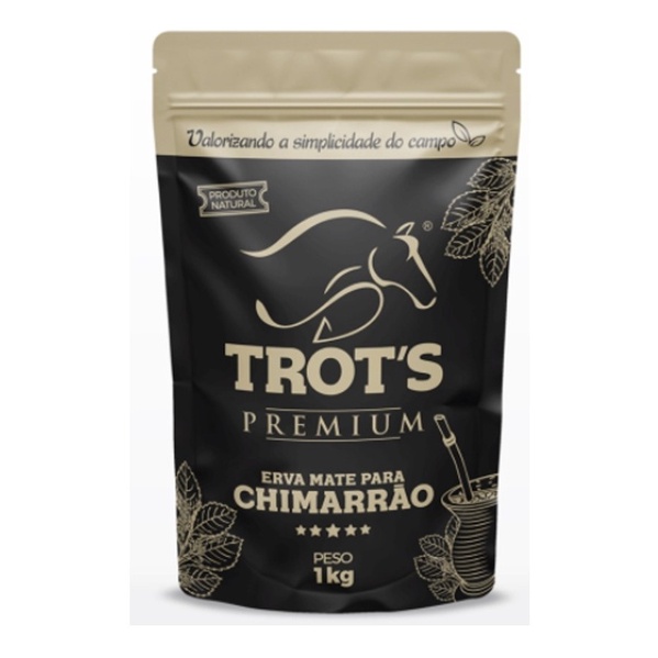 Erva Mate Para Chimarrão Trots Premium 100% Natural 1kg