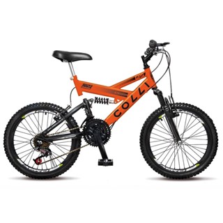 Bicicleta Gps Aro 20 dupla Suspensão 36 Raias 21 Marchas Colli