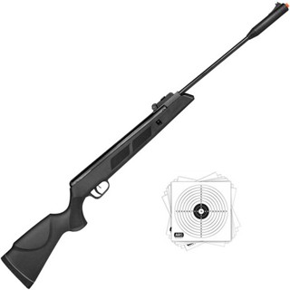 Carabina Pressão Fixxar Black Hawk 5.5mm C/ Gás Ram 70kg com 100 Alvos