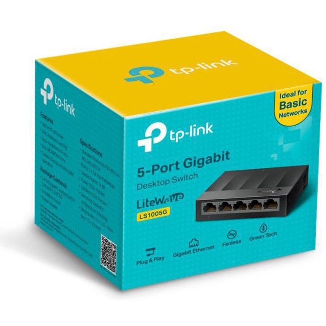 Switch 5 Portas 10/100/1000 Ls1005g - Tp-link