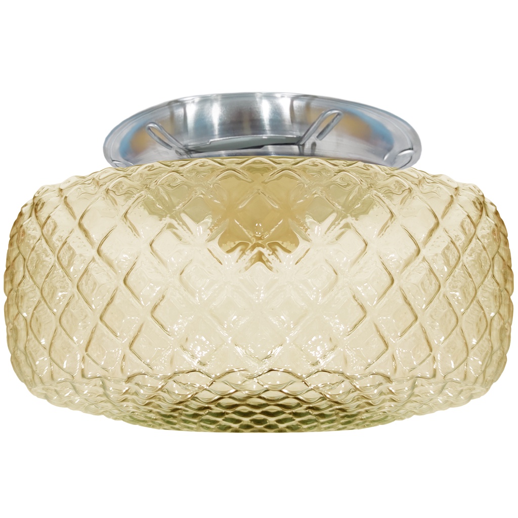 Plafon Colonial Aluminio Natural Drops Bico de Jaca Ambar em Oferta na Shopee