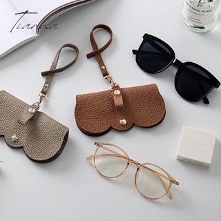 Bolsa Portátil Antiestresse Para Óculos De Sol Protetora Miopia Simples Couro em Oferta na Shopee