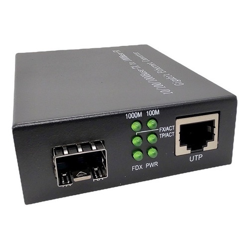 Conversor De Midia Gigabit Ethernet Sfp Fibra Optica