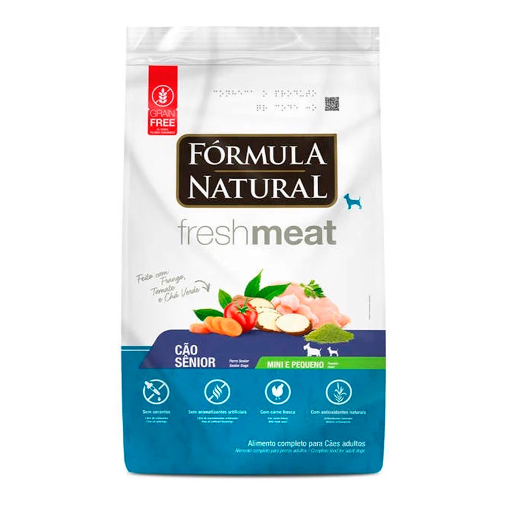 Ração Fórmula Natural FreshMeat Cães Sênior Porte Pequeno e Mini Frango 1kg