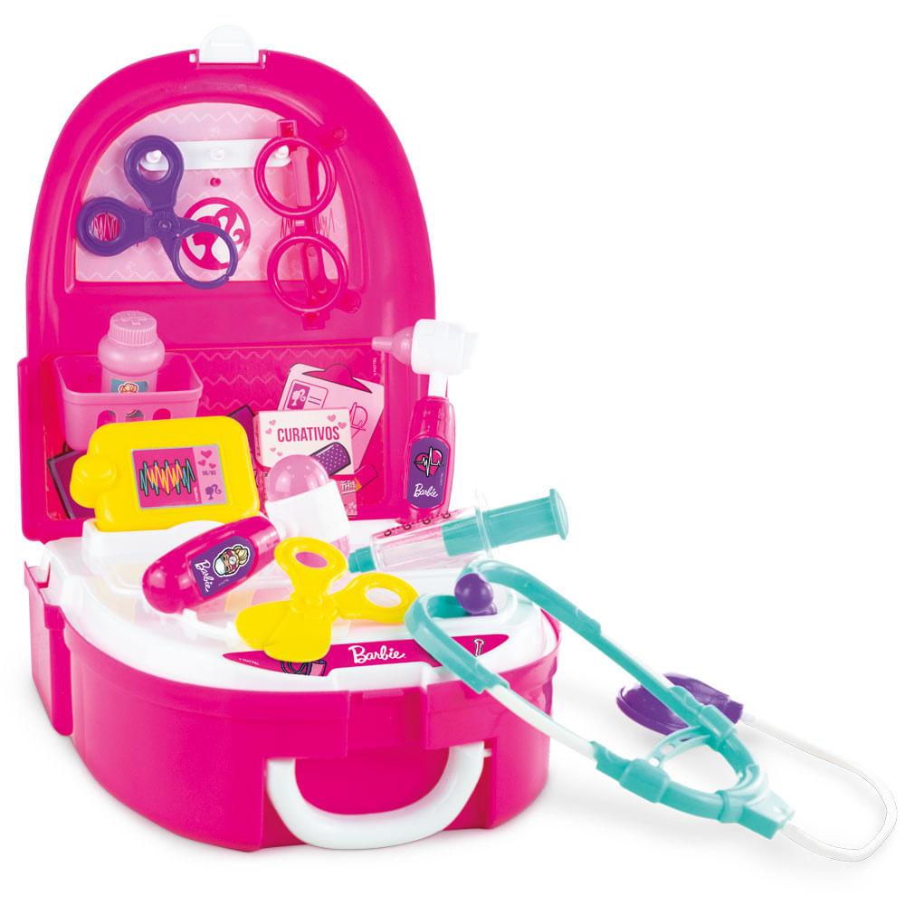 Barbie Kit Médica Mochila Com Acessórios - Fun Divirta-se - Mom & Baby
