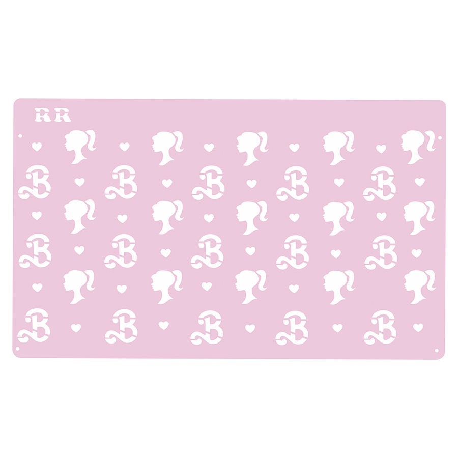 Stencil Boneca Barbie - Ref. 3054 - 1 unidade - RR Cortadores - Rizzo em Oferta na Shopee
