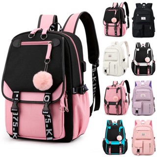 Mochila Escolar Impermeável Recarregável USB Mochila Escolar Feminina