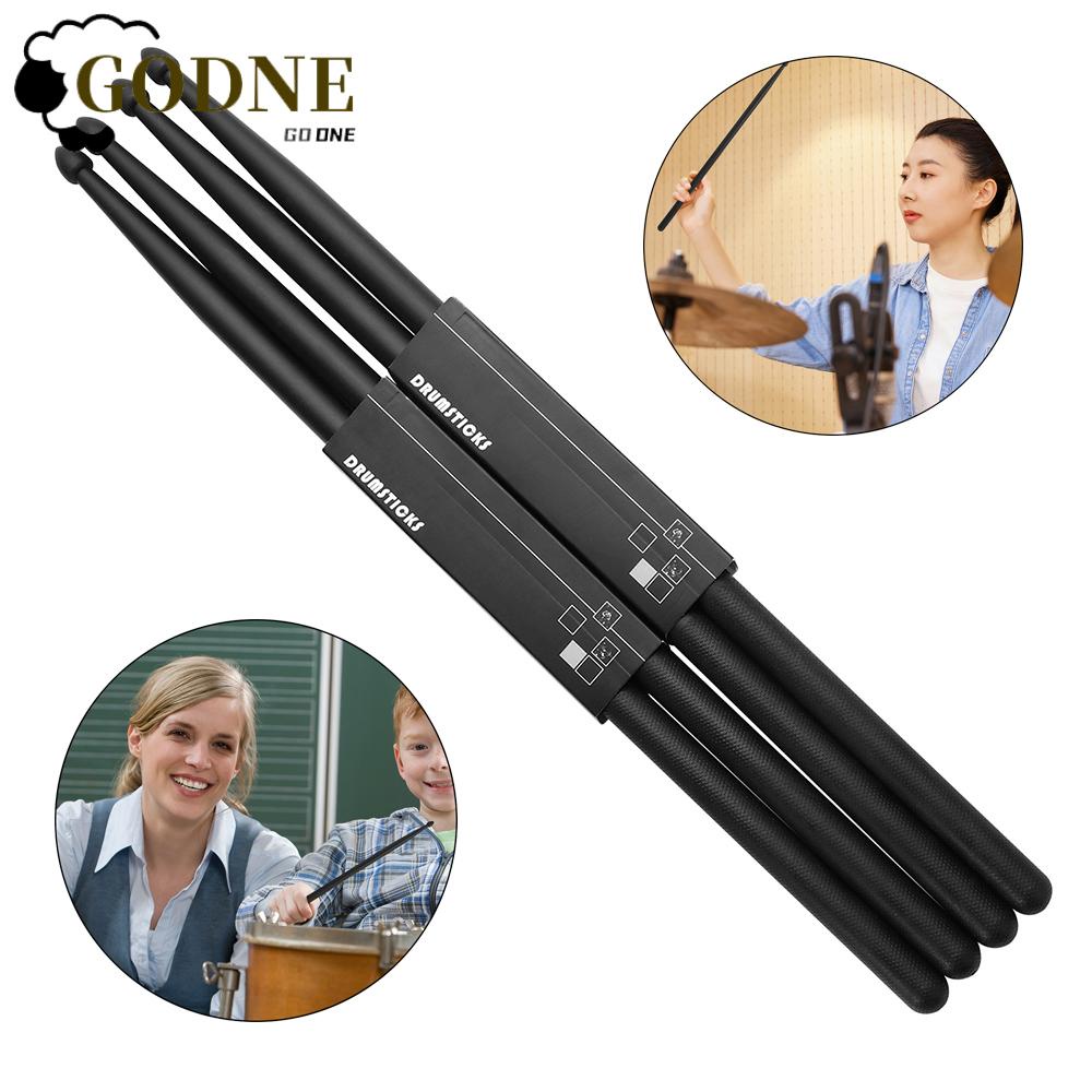 GODNESSFO 1 Par De Baquetas De Nylon Duráveis 5A Acessórios De Percussão Instrumento Musical