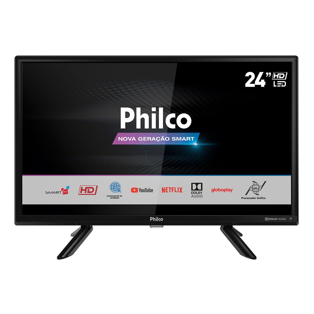 Smart TV Philco 24” PTV24G50SN D-LED Midiacast – Netflix