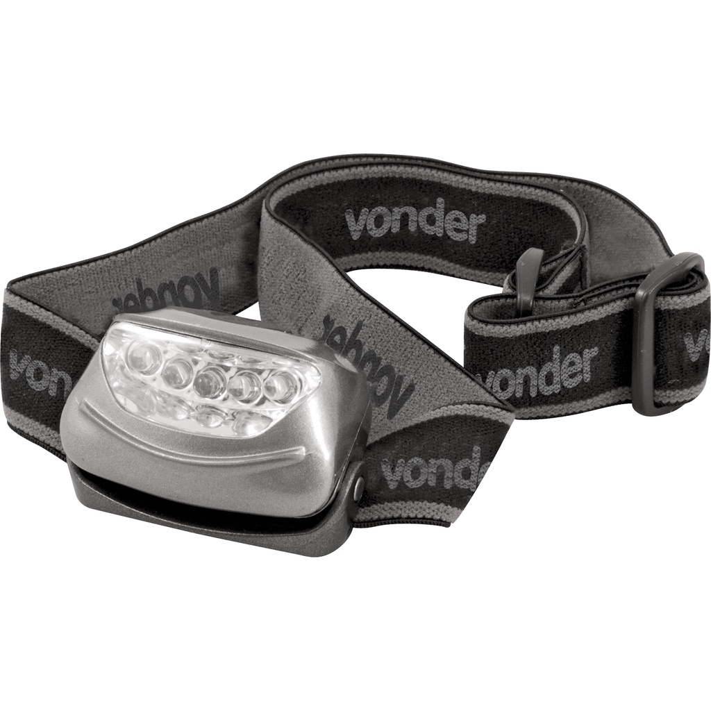 Lanterna Para Cabeça LC005 Com 5 Leds Lente Policarbonato Vonder