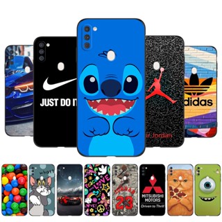 Para Samsung A11 Capa Traseira De Telefone De Silicone Macio De 6,4 Polegadas Galaxy A11 GalaxyA11 A 11 a115 De tpu Preta Stitch sprot