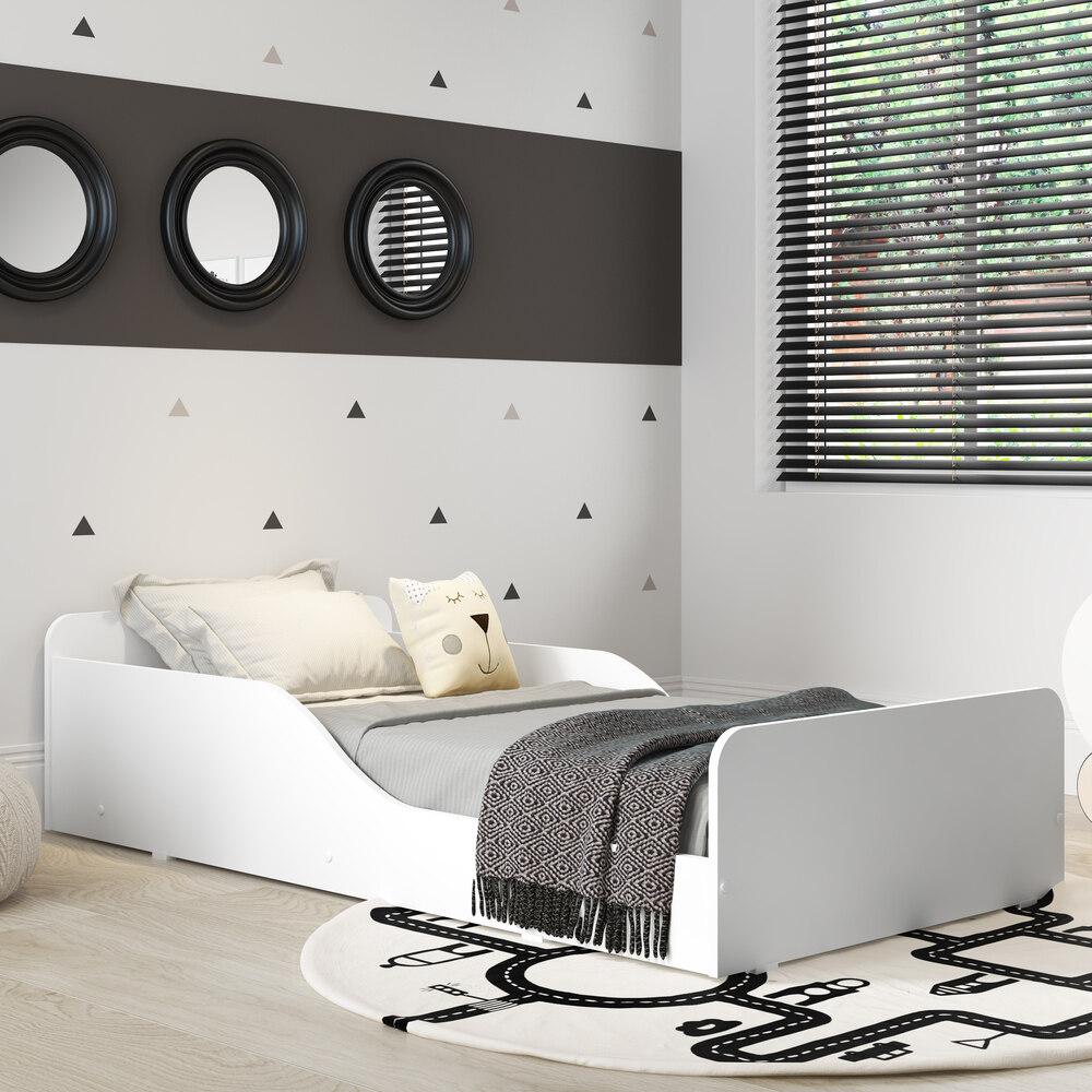 Cama Infantil Montessoriana com Colchão Incluso 70 x 150 cm 100% MDF Melissa Plus Multimóveis Branca em Oferta na Shopee