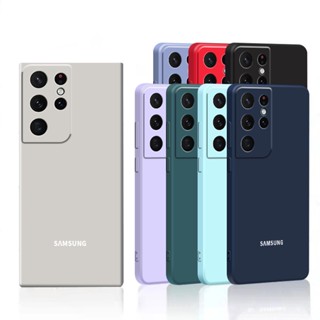 Capa Protetora De Silicone Líquido Para Samsung Galaxy S21 S21 Plus Ultra Casing Câmera Macia S21 S21plus S21Ultra