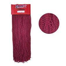 Cabelo Micro Zizi Pacotão 320g Miojinho Trancinha Kanecalon BURG Marsala