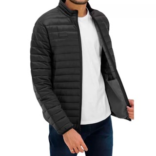 Jaqueta Masculina Cult Slim Puffer Adulto Conforto Impermeável Ogochi
