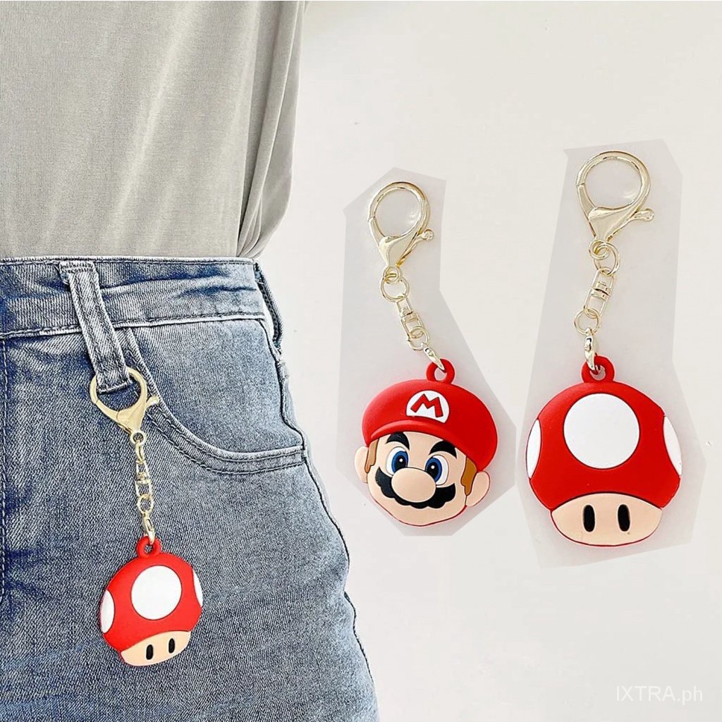 Capa AirTags , Protetora Para Airtag 2021 , Suporte De Rastreador De Silicone Macio Com Chaveiro Fácil De Transportar Bo em Oferta na Shopee