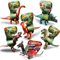 Dinossauros de Brinquedo Coleção Dino Jurassic T-Rex Dragão Triceratops