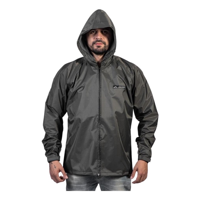 Jaqueta Capa Cumulus Trilhas & Rumos Abrigo Tecnico Contra Vento Chuva