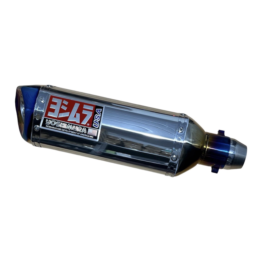 PONTEIRA ESCAPAMENTO YOSHIMURA ESPORTIVO FULL INOX ADAPTAVEL