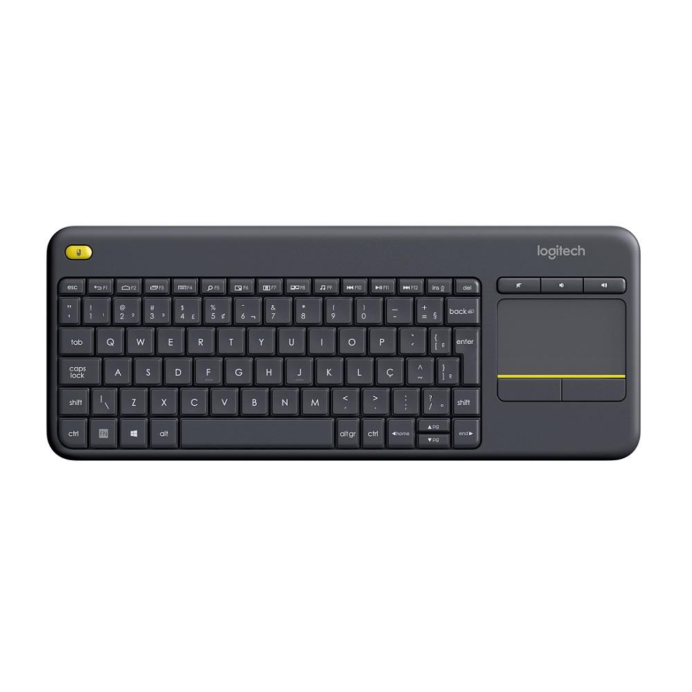 Teclado sem Fio Touch K400 Plus tv, ABNT2, LOGITECH