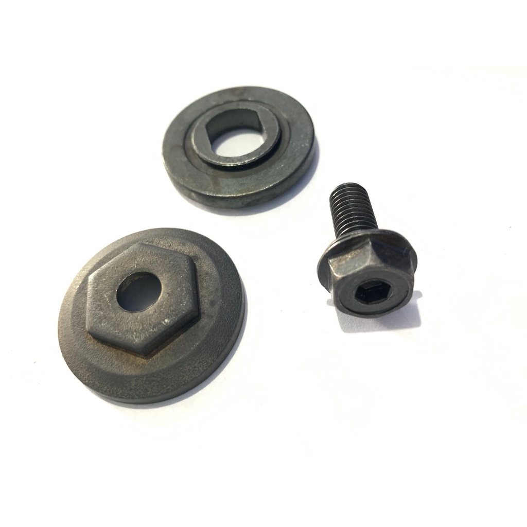 Jogo de flange e parafuso 8mm para serra marmore Gamma HG078
