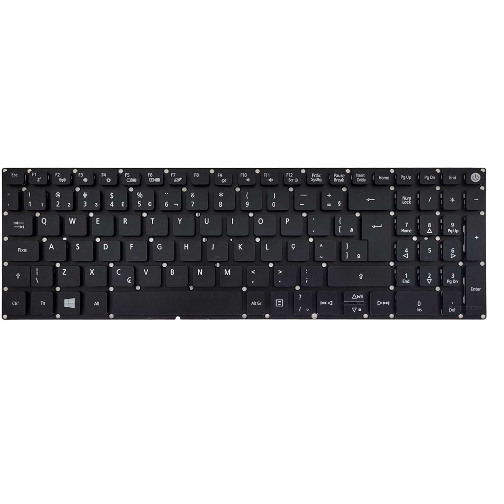 Teclado Notebook Acer Aspire 3 3 A315-53  Wifi F2 ABNT2 KB-AC117-F2
