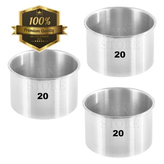 Kit 3 Forma Redonda Alta 20 x 10 Fundo Fixo Alumínio em Oferta na Shopee