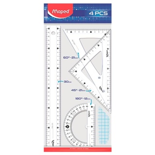 Kit para desenho Classic 242830 4 peças Maped em Oferta na Shopee