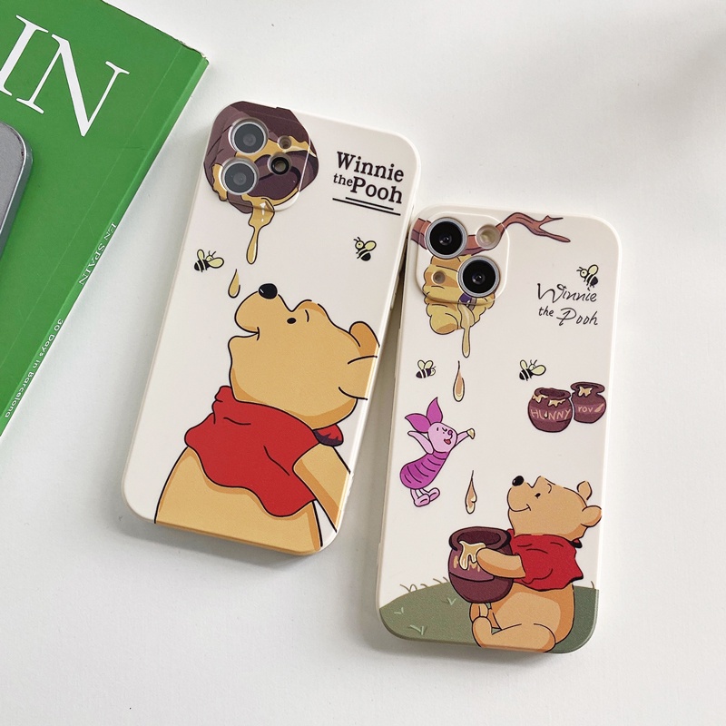 Pote De Mel Winnie the Pooh Caixa De Telefone À Prova De Choque Para iPhone 14 13 12 11 Pro Max 6 7 8 Mais Capa iPhone11 em Oferta na Shopee