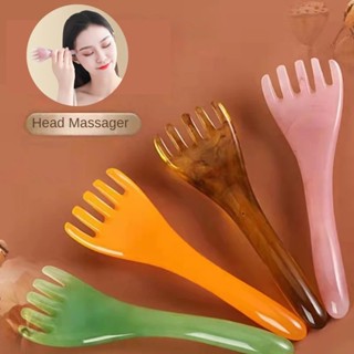 Pente De Massagem De Cinco Garras Cabeça Massageador De Relaxamento SPA Raspador De Resina Durável Couro Cabeludo Perna Do Pescoço Gua Sha Ferramenta De Levantamento Facial em Oferta na Shopee