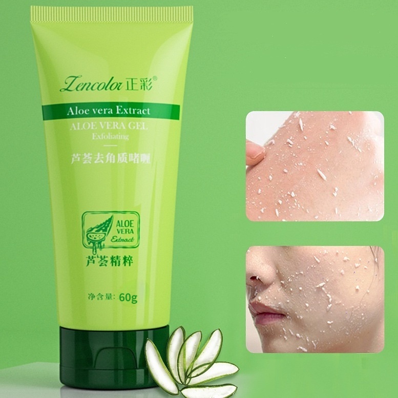 ZENCOLOR Gel Esfoliante De Limpeza Profunda Exfoliante De Aloe Vera Corporal Facial Melhora Os Produtos Blackheads Acne