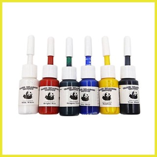 5ML/Bottle Professional Tattoo Pigment Inks Tintas De Tatuagem Meio Permanente Suprimentos Para De Beleza Corporal yushua3br