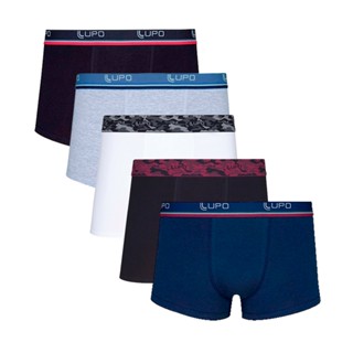 Kit 5 Cueca Lupo de Algodão Sortida