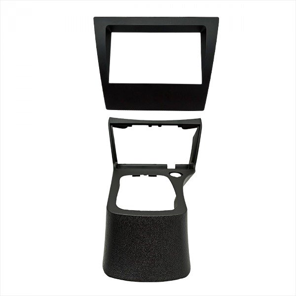 Moldura 2 Din Celta G2 2006 à 2015, Prisma 2006 à 2012 (Console Preta) - Preta - Fiamon em Oferta na Shopee