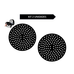 Kit 2 Tapete Redondo Silicone airfryer Universal Fritadeira