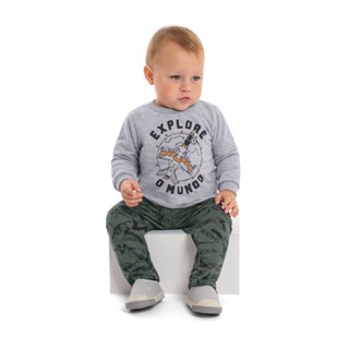 Conjunto Blusão e Calça Bebê Bee Loop