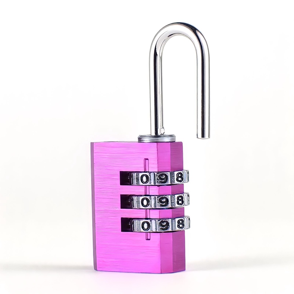 Cadeado com Senha Mala Mochila Rosa em Oferta na Shopee