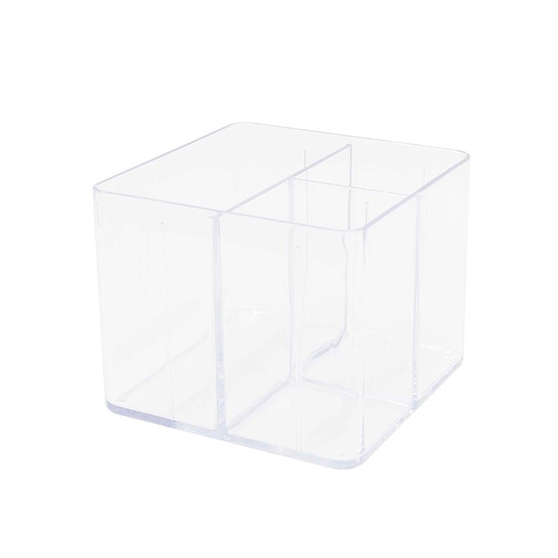 Porta objetos com 3 divisórias cristal 3020.H Dello