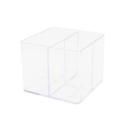 Porta objetos com 3 divisórias cristal 3020.H Dello