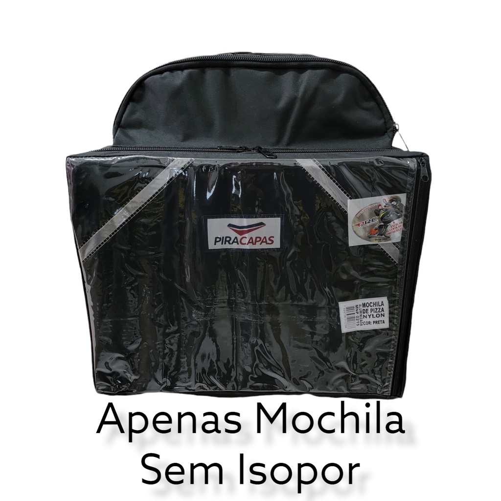 Bolsa Mochila Entrega Pizza Lanche 45cm/60litros *Sem Isopor*