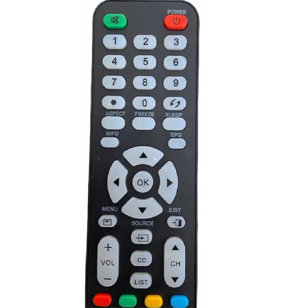 Controle Remoto Compativel Tv Led Lcd Cce 32,39,42,47,49 Polegadas Rc-512 Stile D32 D40 D42