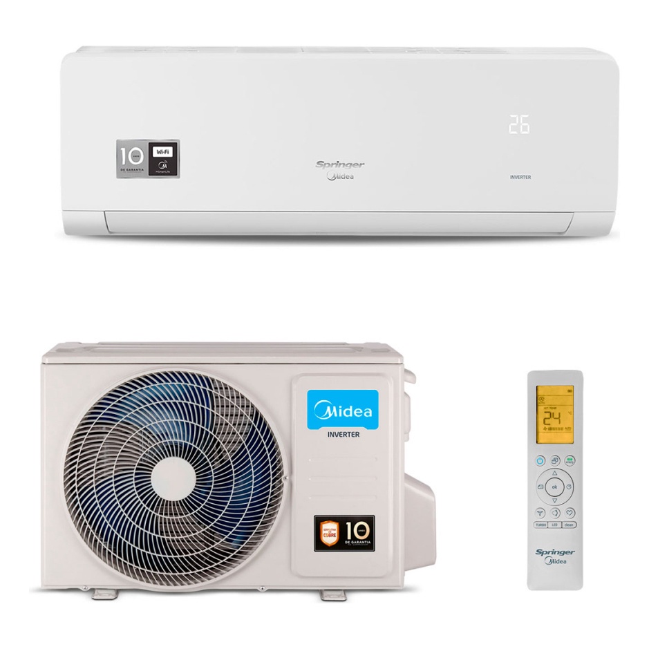 Ar Cond Split Inv springer Midea X/s Connect 12000btu F-220v