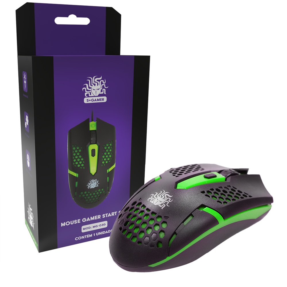 Mouse para Jogo Gamer alta Qualidade Original 5+ *Promoção*