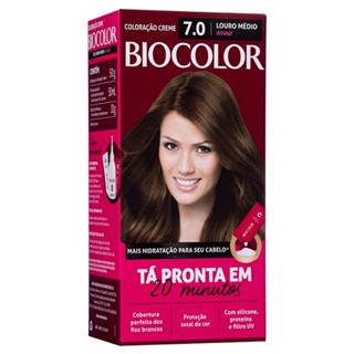 Mini Kit Tintura Creme Biocolor Louro Médio 7.0