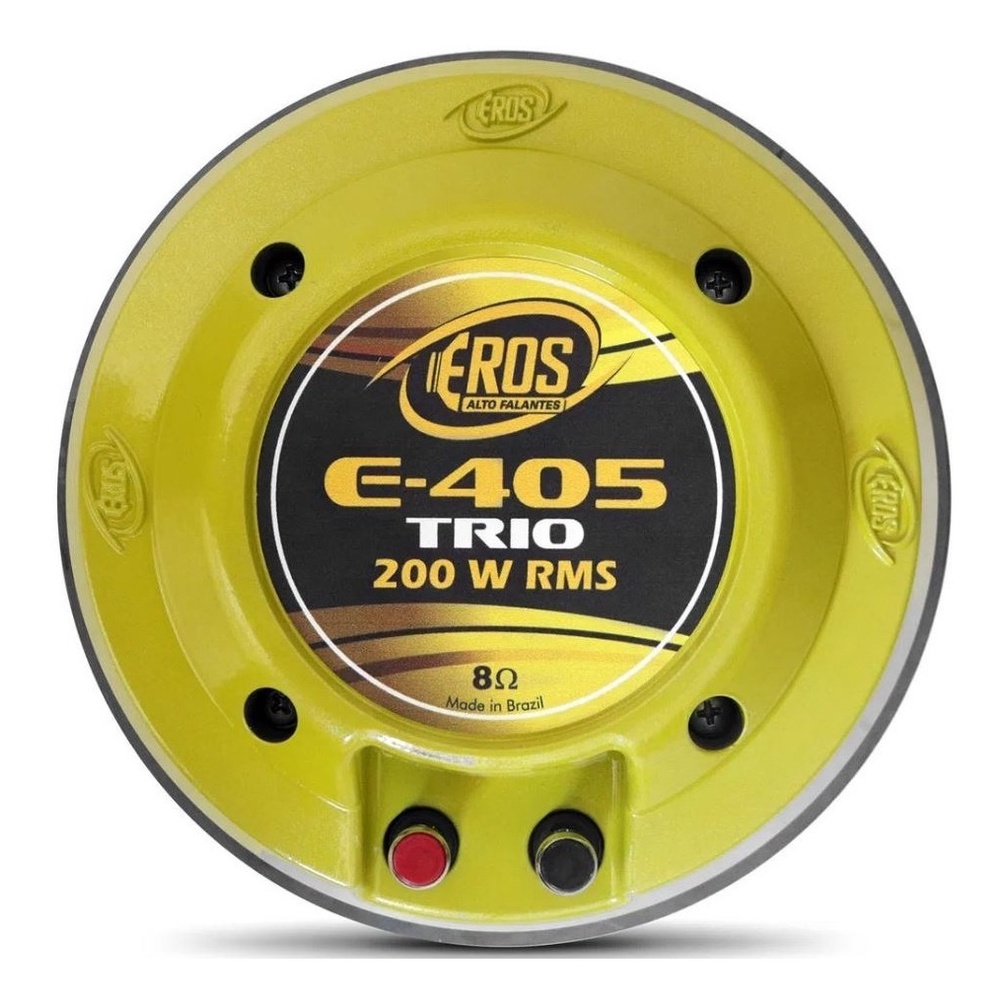 Driver E-405 Trio 200w Rms Eros Corneta Parafuso Fenolico
