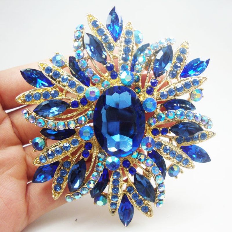Broche de Flor Azul: Onde Comprar | BuscaProdutos