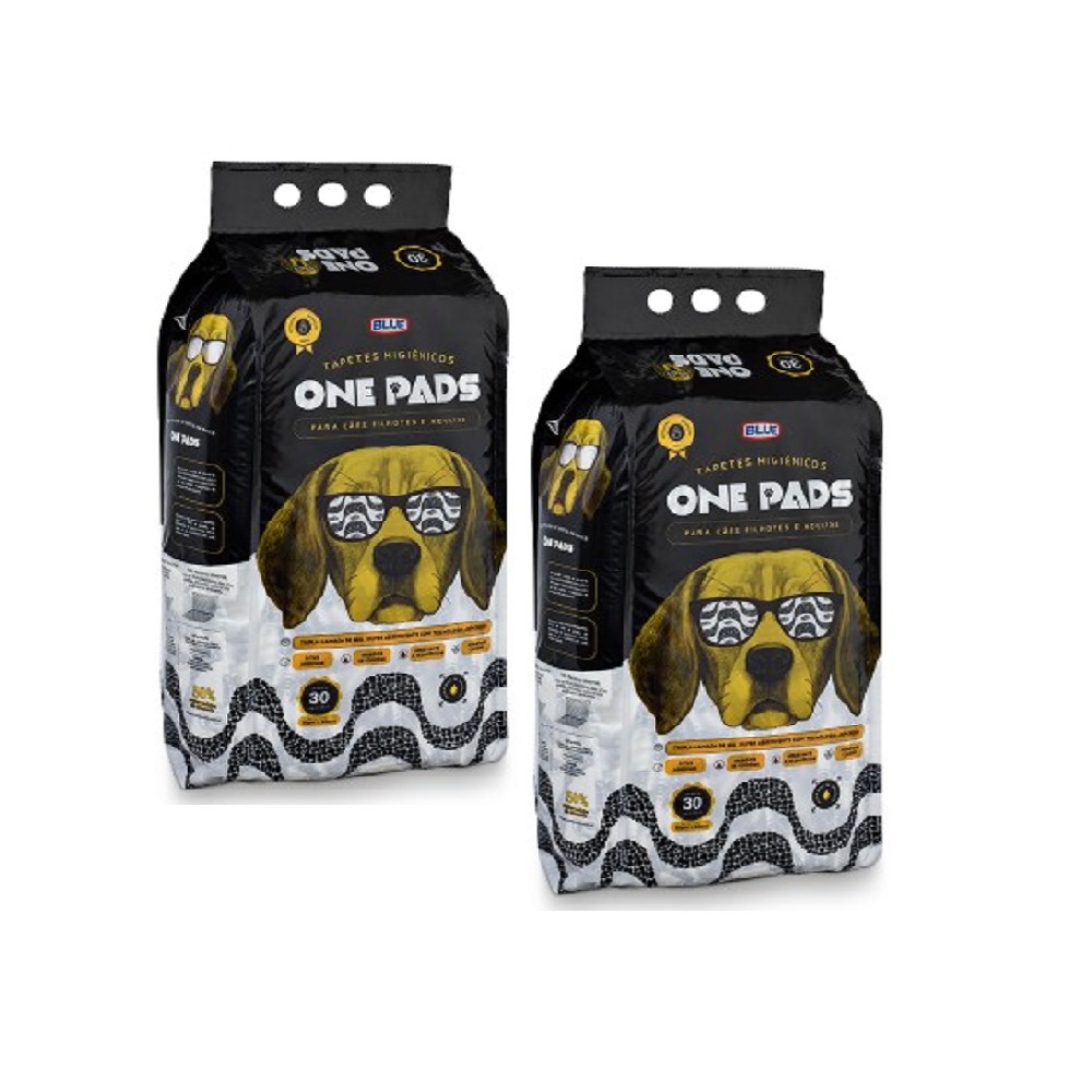 Tapete Higiênico Pet One Pads 70x60cm Total 60 Unidades - 1112K